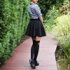 SPÓDNICZKA Rozkloszowana z KOŁA Czarna - obrazek 7
