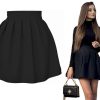 bordowa spódniczka, luźny styl, moda, modna spódniczka, rozkloszowana, spódnica, spódniczka, spódniczka na zamek, spódniczka rozkloszowana, spódniczka w zakładki, stylowa, w zakładki, wygodna, wygodna spódniczka, wysoki stan