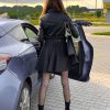 SPÓDNICZKA Rozkloszowana z KOŁA Czarna - obrazek 9