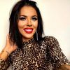 Modna BLUZKA w PANTERKĘ pół GOLF Długi RĘKAW - obrazek 12