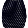 Czarna SPÓDNICZKA  MINI w KROPKI GROSZKI ołówkowa gumka - obrazek 18